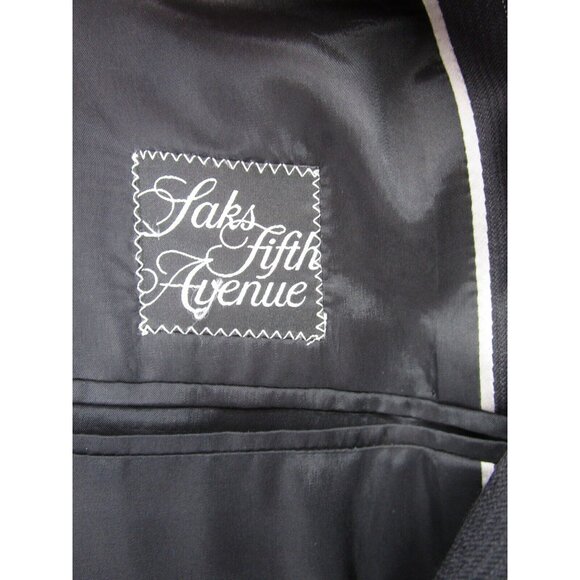 Armani Collezioni Blazer 42 Long Wool Sports Coat Pinstripe Jacket - Picture 13 of 14